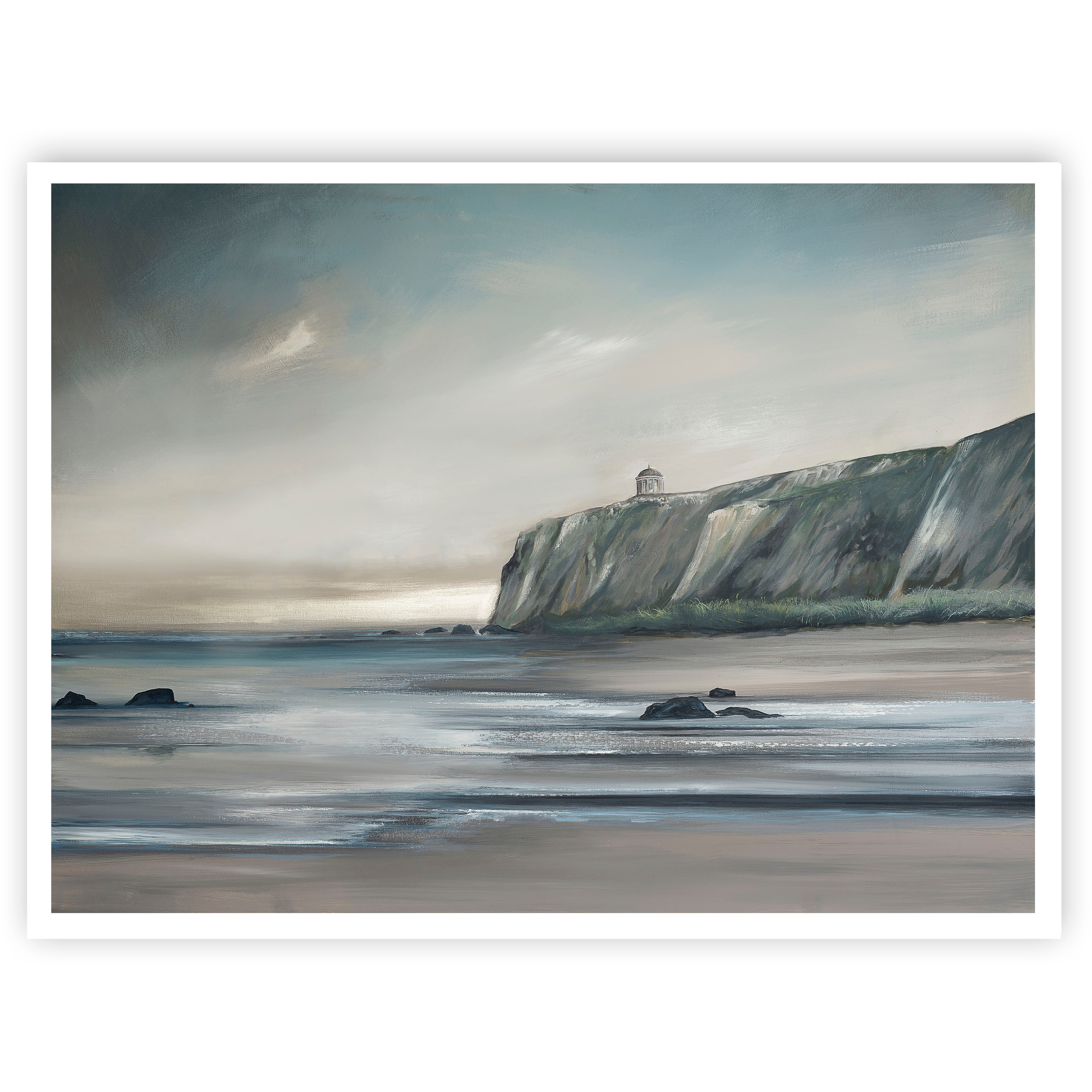 'Still Waters, Downhill' Luxury Canvas Print (Customisable)