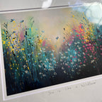 'She is Like a Wildflower' A4 Giclee Print