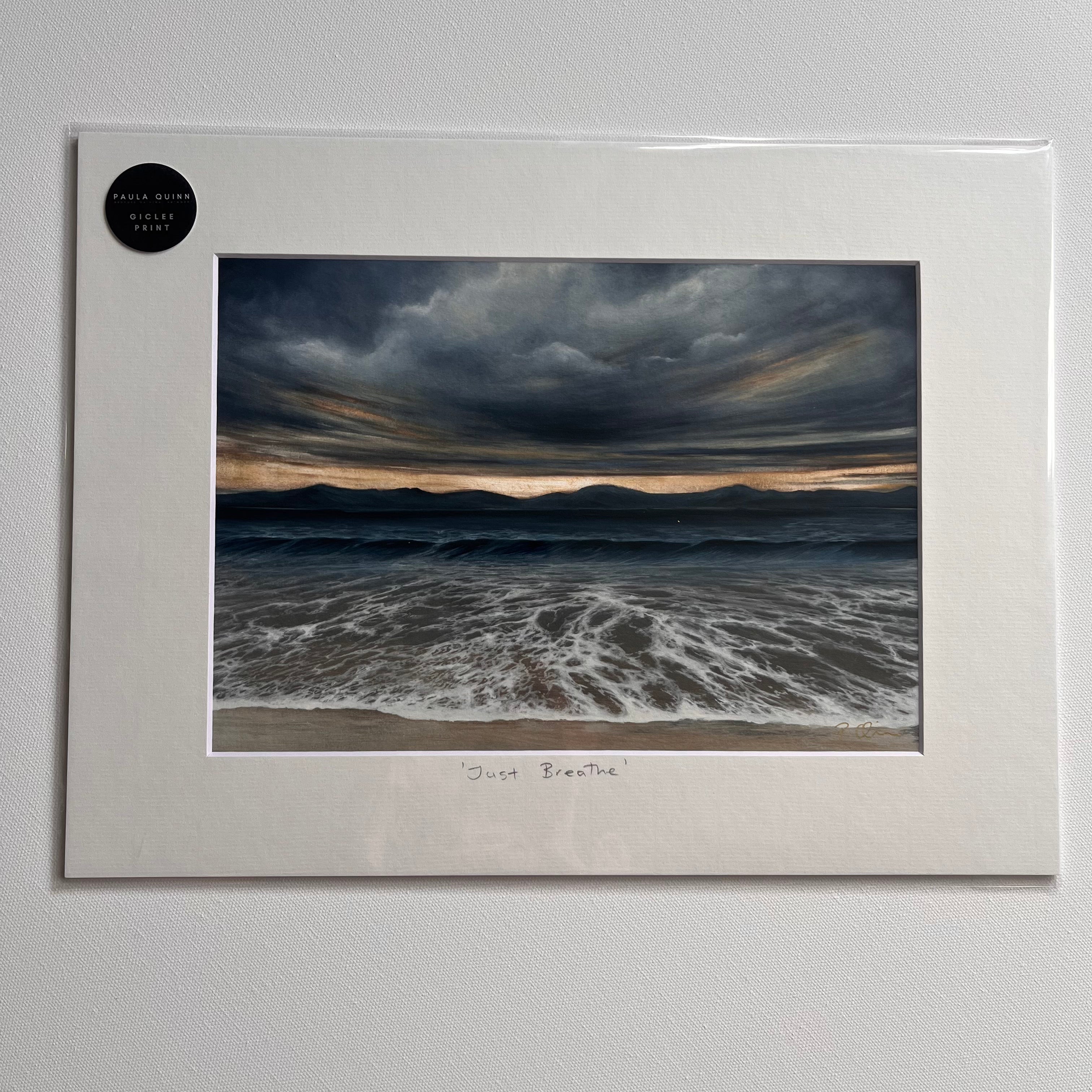 'Just Breathe' A4 Giclee Print