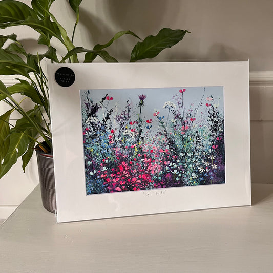 'Go Wild' A4 Giclee Print