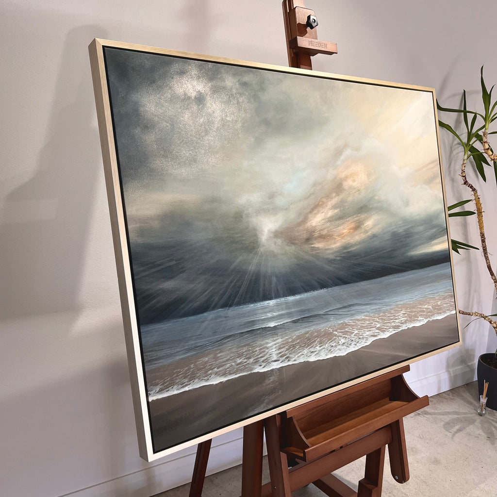 'Our Place' Hand- Embellished Luxury Canvas