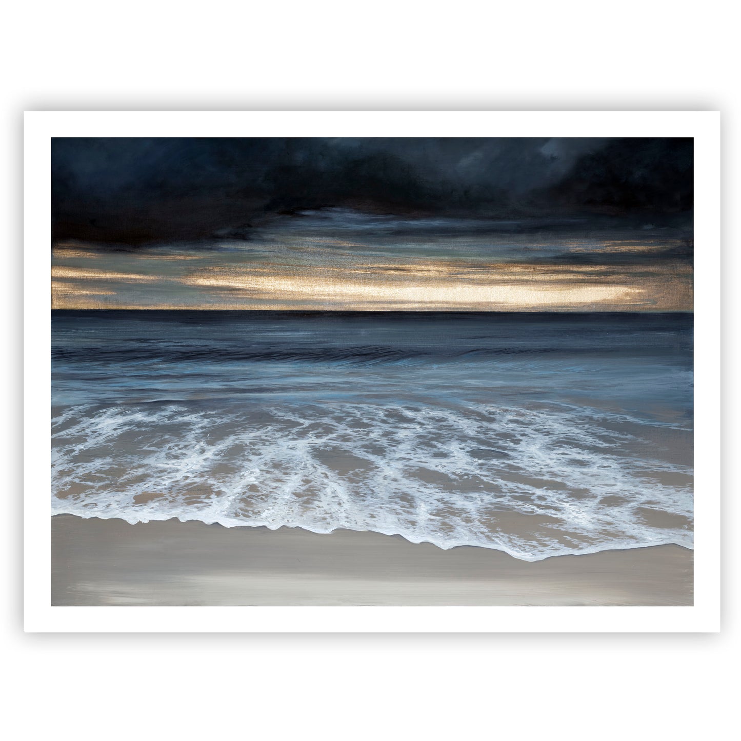 Serenity - Giclee Print with hand embellished gold